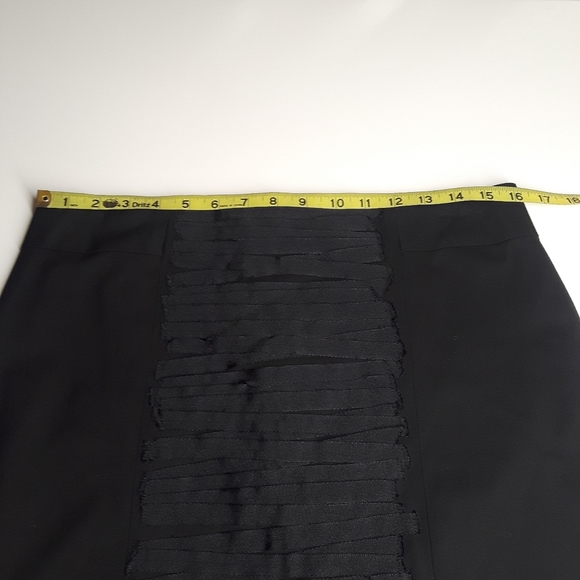 Gap Small Black Stretch Skirt With Ribbon Detail - Picture 9 of 10